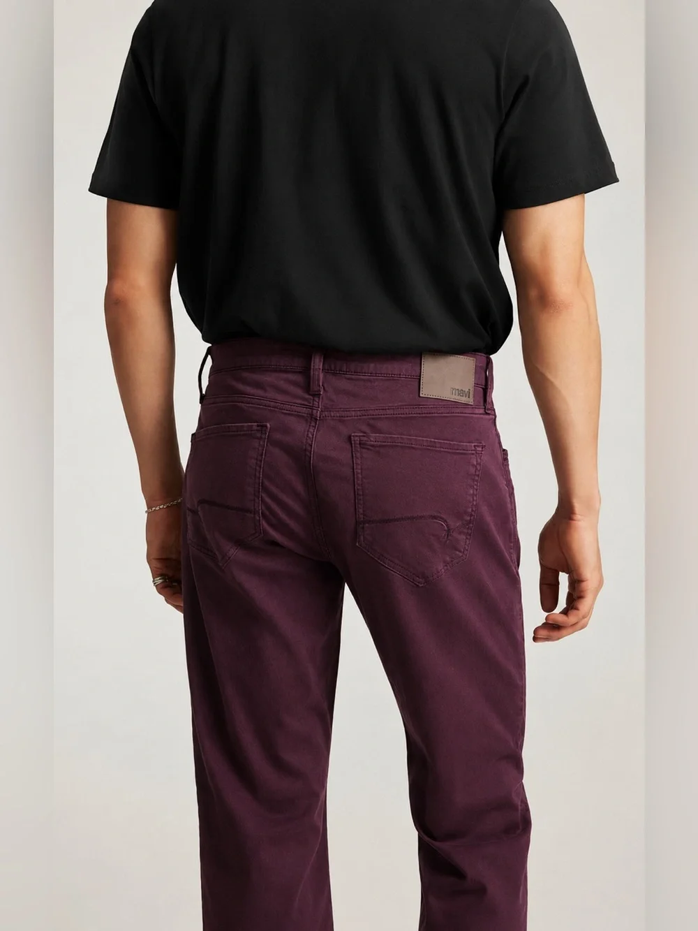 Mavi Men's Brown-Plum Zach Regular Rise Medium Stretch Straight Leg Jeans 38X30